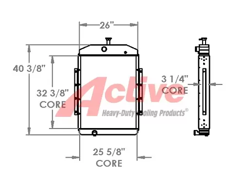 Radiator Cummins  Active Radiator