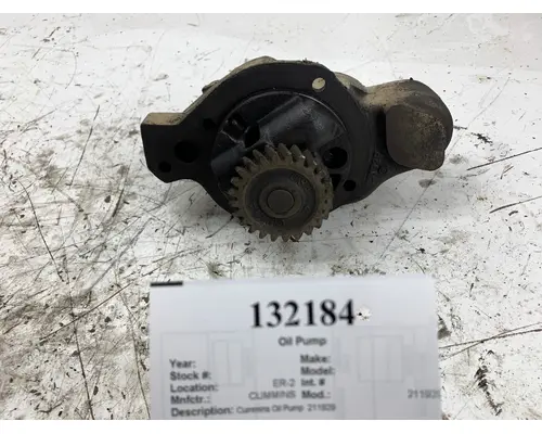 Oil Pump CUMMINS 211929 West Side Truck Parts