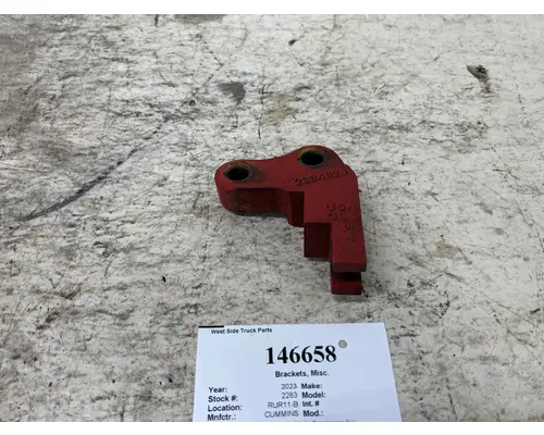 Brackets, Misc. CUMMINS 2884824 West Side Truck Parts