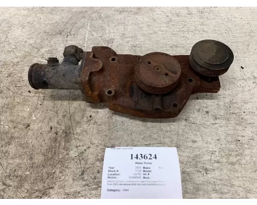Water Pump CUMMINS 3076523 West Side Truck Parts
