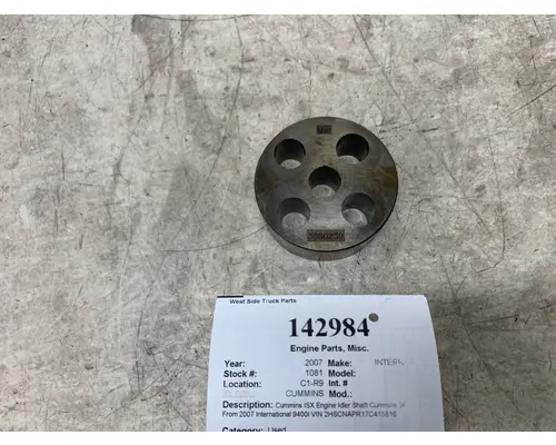 Engine Parts, Misc. CUMMINS 3680239 West Side Truck Parts