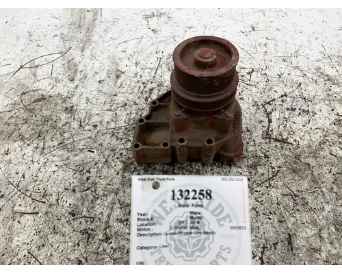 Water Pump CUMMINS 3683653 West Side Truck Parts