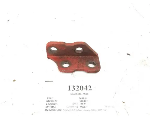Brackets, Misc. CUMMINS 3685759 West Side Truck Parts