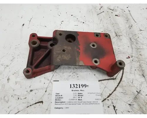 Brackets, Misc. CUMMINS 3686338 West Side Truck Parts