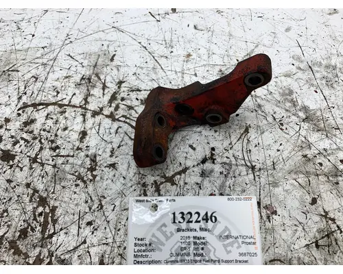 Brackets, Misc. CUMMINS 3687025 West Side Truck Parts