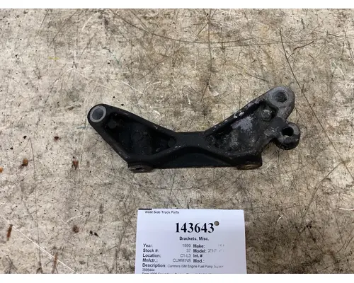 Brackets, Misc. CUMMINS 3896444 West Side Truck Parts