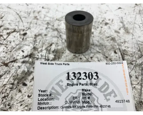 Engine Parts, Misc. CUMMINS 4923748 West Side Truck Parts
