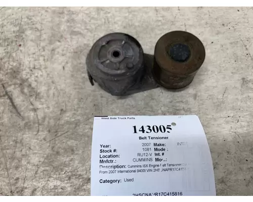 Belt Tensioner CUMMINS 50-0032 West Side Truck Parts