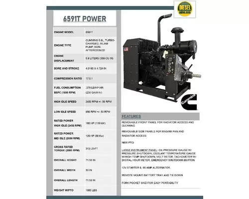 Cummins 6BT5.9 Engine Assembly