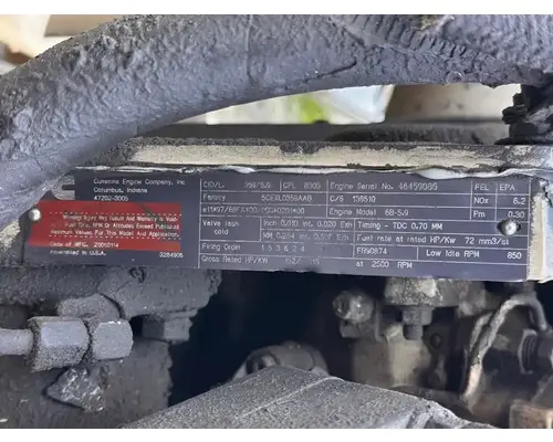 Engine Assembly Cummins 6B 5.9 Complete Recycling Group LLC