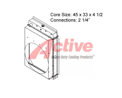 Radiator Cummins 6CTA8.3-DM Active Radiator