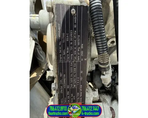 Cummins B3.9-C Engine Assembly