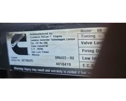 Cummins B5.9 Engine Assembly