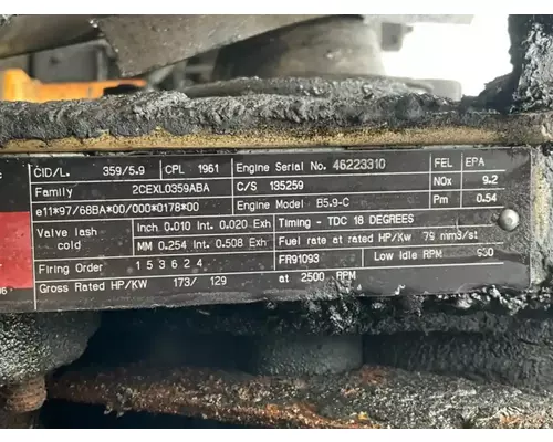 Cummins B5.9 Engine Assembly