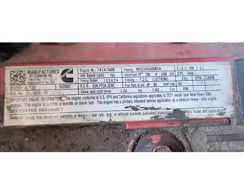 Cummins B6.7 Engine Assembly