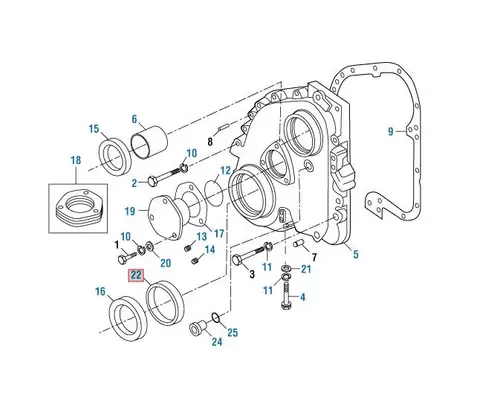 Engine Parts, Misc. Cummins Big Cam Holst Truck Parts