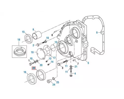 Cummins Big Cam Engine Parts, Misc.