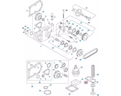 Cummins Big Cam Engine Parts, Misc.