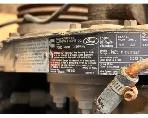 Engine Assembly Cummins C8.3 Complete Recycling Group LLC
