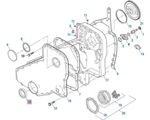 Engine Parts, Misc. Cummins C8.3; ISC Holst Truck Parts