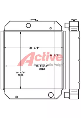 Cummins DGBB Radiator