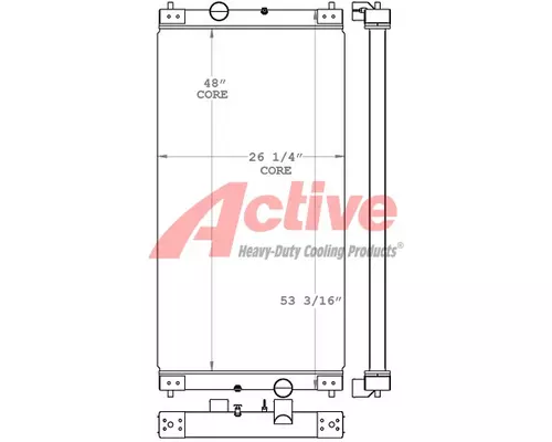 Radiator Cummins DEFG-7636596 Active Radiator