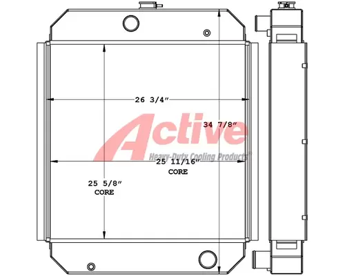 Radiator Cummins DGBB Active Radiator