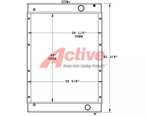 Radiator Cummins DNEA Active Radiator