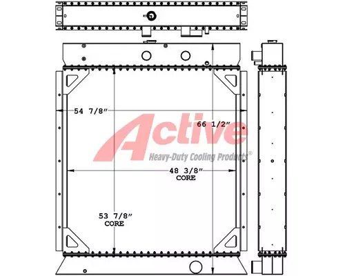 Cummins Generator / KTA19 Genset Radiator