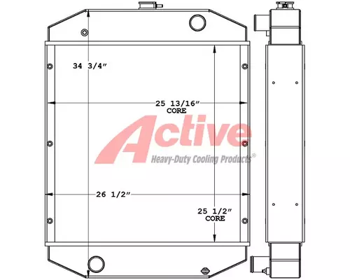 Cummins Generator Radiator