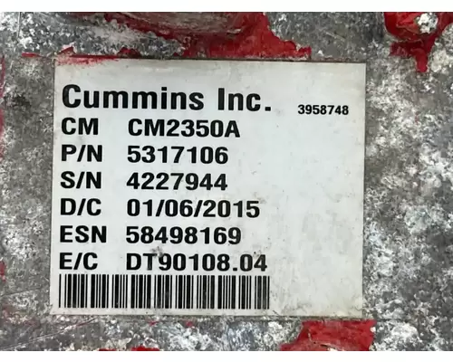 Cummins ISB 175 ECM