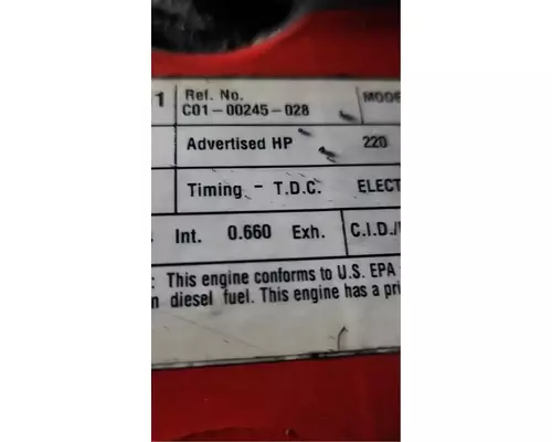 Cummins ISB 175 Engine Assembly