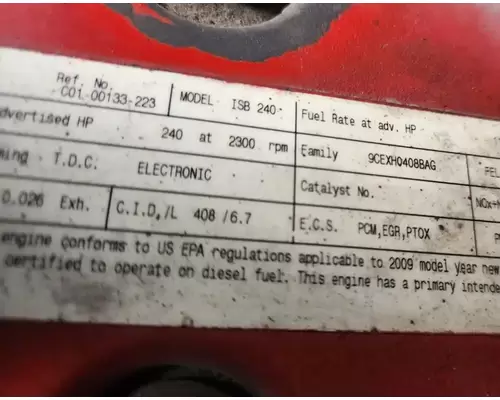 Cummins ISB 175 Engine Assembly