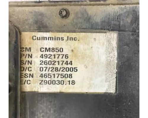 Cummins ISB 185 ECM