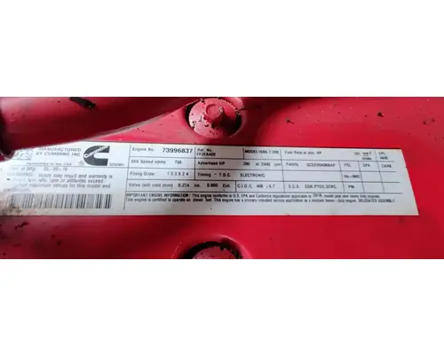 Cummins ISB 200 Engine Assembly