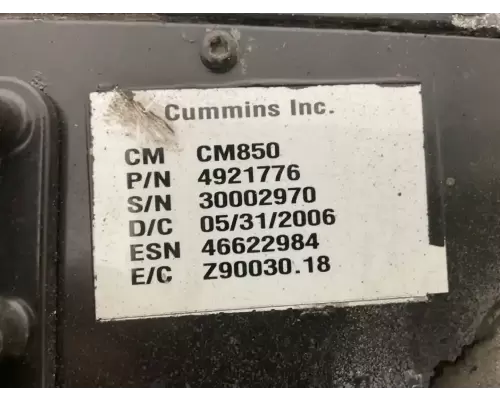 Cummins ISB 5.9 ECM