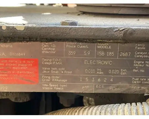 Cummins ISB 5.9 Engine Assembly