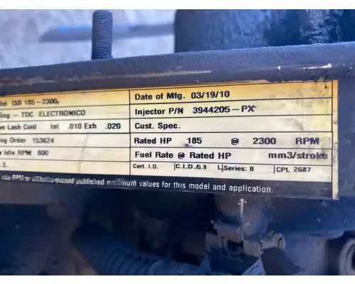 Cummins ISB 5.9 Engine Assembly