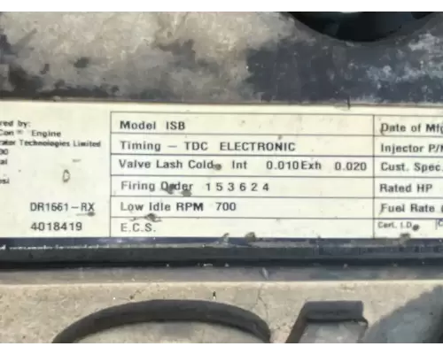 Cummins ISB 5.9 Engine Assembly