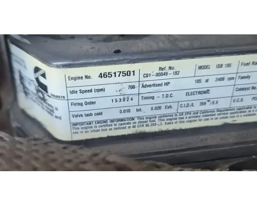 Cummins ISB 5.9 Engine Assembly