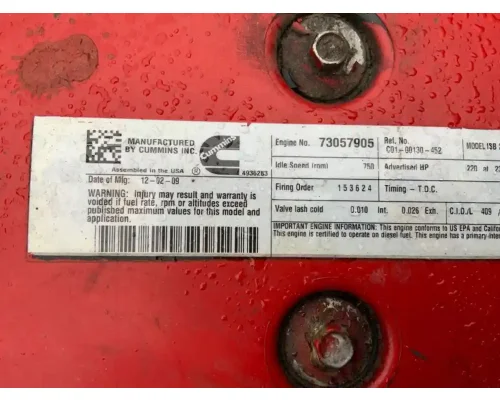Cummins ISB 6.7 Engine Assembly