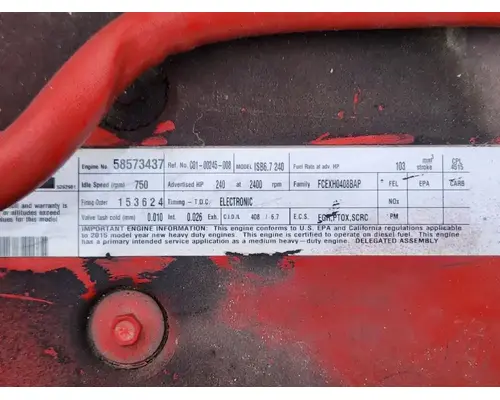 Cummins ISB 6.7 Engine Assembly