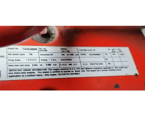 Cummins ISB 6.7 Engine Assembly