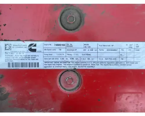 Cummins ISB 6.7 Engine Assembly