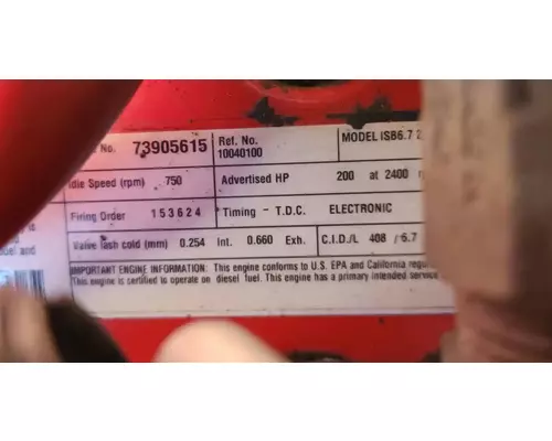 Cummins ISB 6.7 Engine Assembly