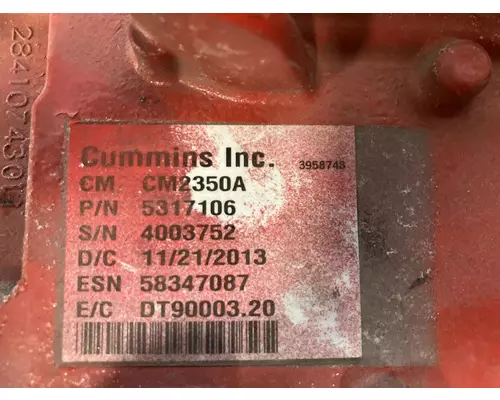 Cummins ISB6.7 Engine Control Module (ECM)