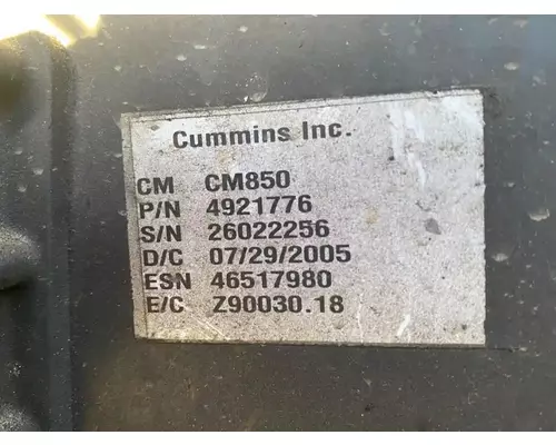 Cummins ISB ECM