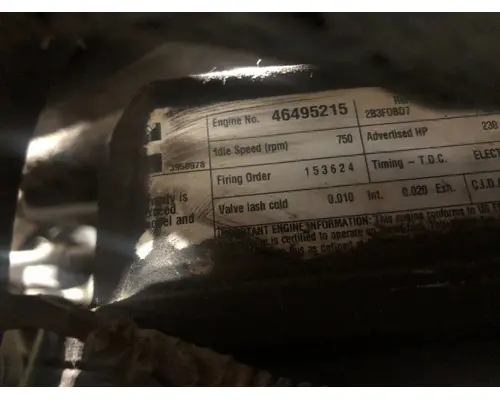 Cummins ISB Engine Assembly