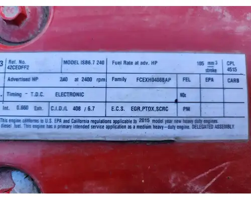 Cummins ISB Engine Assembly