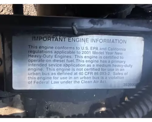 Cummins ISB Engine Assembly